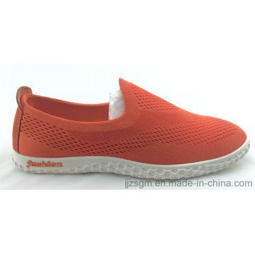 Casual Slip-on Flyknit sapatos para homens e mulheres